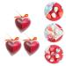 Housoutil Heart-Shaped Makeup Sponge Set - 6 Boxes of Highlighter & Eyeshadow Applicators for Flawless Skin Care | Travel-Friendly Makeup Tools - Buy Online on SooperMarket.com