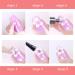 Kalolary Sculpture Carved Nail Gel Set - 12 Colors Gel Polish with Sculpture Pen, Cuticle Pusher, and Carving Brush - Buy Online on SooperMarket.com