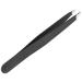 The BrowGal   Professional Hand-Made Slant Tweezer   Exclusive for Eyebrows Facial Hair  Ingrown Hair Removal & Blackhead - Handy & Portable Tool  Easily Grip with Safety  Anti-rust   3.9 In  Black