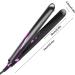 2-in-1 Hair Straightener and Curler - Professional Ceramic Multi-Styler - Dual Voltage - Fast Heating - Purple Black - Buy Online on SooperMarket.com