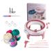 Umootek Knitting Machine SENTRO 48 Needles Smart Weaving Loom Round Spinning Knitting Machines with Row Counter Knitting Board Rotating Double Loom Weaving Loom Machine Kit