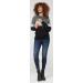 HAPPY MAMA Women's Nursing Hoodie Breastfeeding Maternity 503p 8 Graphite/Light Grey/Black - Buy Online on SooperMarket.com