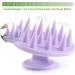 Bestool Hair Scalp Massager Shampoo Brush - Soft Silicone Bristles, Exfoliating Scrubber for Dandruff Treatment, Hair Growth, Stress Relief - Purple - Buy Online on SooperMarket.com