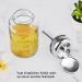 LNQ LUNIQI Glass Pump Dispenser 1 Piece Empty Nail Polish Remover Bottle 80 ml Nail Polish Remover Pump Bottle Push Down Pump Dispenser with Stainless Steel Cap Transparent - Buy Online on SooperMarket.com