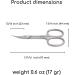 Maluk Medium Professional Cuticle Scissors - Precision Trimming Tool - Buy Online on SooperMarket.com