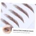 PLAFOPE 6D Hair- Eyebrows Stickers 4pcs Eyebrow Stickers 6d Hair-like Eyebrow Transfer Stickers Eyebrow Trimming 4 Stickers - Buy Online on SooperMarket.com