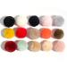 Pack of 30PCS Mini Small Faux Fur Balls Soft Pom Poms Beads with Elastic Loop 30mm Handmade DIY Crafts (3 cm Mix Colors )