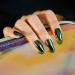 24pcs Mirror Holographic Chrome Coffin False Nails - Beautiful Glitter Chameleon Effect - Buy Online on SooperMarket.com