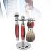 Beard Bowl Brush Set - Premium Beard Brush & Resin Stand for Men's Grooming Care - Buy Online on SooperMarket.com