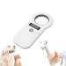 Gugxiom chipshots for animals Tier Chip Reading device for wireless 2.4g/Bluetooth or USB cable transmission to the PC can save 128 labels for EMID FDX B (ISO1784 85) (white)