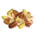 Farm Fresh Nuts Dry Roasted Deluxe Mixed Nuts with Himalayan Salt - 1lb Pack - Almonds, Brazil Nuts, Cashews, Pecans & Pistachios - Premium Quality Snack Mix - Buy Online on SooperMarket.com