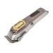 Retro Hair Clippers Kit with Stainless Steel Trimmer Safe Haircut Electric Hair Trimmer with Ergonomic Handle Design Low Noise LED Display