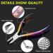 BEZOX Portable Nail Clipper - Surgical Stainless Steel Toenail Clippers for Thick Nails - Rainbow Finish - Buy Online on SooperMarket.com