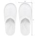 Frcctre 20 Pairs White Disposable Spa Slippers - Soft Coral Fleece, Non-Slip, Comfortable - Ideal for Travel, Guests, Hotel, Home, Salon - Men and Women - Buy Online on SooperMarket.com