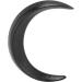 Moon Hairpin Exquisite Small Size Decorative Moon Hair Fork for Daily Travel (Black) - Buy Online on SooperMarket.com
