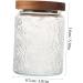 Alipis 2pcs Glass Jar Cereal Container Candy Jar Canisters Household Dried Food Container Household Storage Jar Candy Container Storage Accessory Snack Holder Cereals Wood Tea - Buy Online on SooperMarket.com