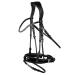 HORZE Horse Bridle Clermont anatomical Bridle for Warmblood and Thoroughbred Black C (C) Thoroughbred Black