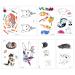 PHOGARY 90 Pieces Cat Pets Theme Temporary Tattoos - Waterproof Body Art for Kids - Buy Online on SooperMarket.com