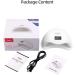 36W SUNUV Led UV Nail Lamp with Timer Sensor and LCD Screen - Ideal for Gel Nail Polish Drying at Home & Salon - Buy Online on SooperMarket.com