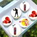24 x Pre-Cut Boxing 4 Edible Stand up Wafer Paper Cupcake Toppers Cake Decorations Birthday Party Sport Martial Art - Buy Online on SooperMarket.com