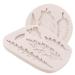 Alipis 2pcs Leaf Mold Clay Molds Cake Pops Mold Chocolate Candy Molds Silicone Mold Party Candy Mold Adorable Baking Molds Decor Small Cake Mold Chocolate Mold White Silica Gel Leaf Shape