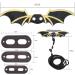 1 Set Adjustable Lizard Leash Bearded Dragon Harness Reptile Leather Harness Bearded Dragon Rope Reptile Leather Rope with Bat Wings for Lizard Amphibians Chameleons Small Pet Animals - Buy Online on SooperMarket.com
