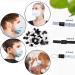 Black Adjustable Silicone Cord Locks - 100PCS | For Fixed and Removable Masks | Anti-Slip Rope Locks | Elastic Buckle Accessories - Buy Online on SooperMarket.com