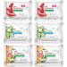 Epielle New Make-Up Remover Pre-moistened Cloths Cleansing Tissues Cleanse Away Dirt, Oil, Makeup, and Waterproof Mascara, 30 Count 6 Pack (Watermelon, Cucumber, Vitamin C) | Beauty Gifts