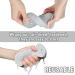 4Pcs Ultra Soft Bath Body Shower Sponge Set | Exfoliating Dead Skin Remover with Sticky Hooks | Ideal for Pregnant Women, Adults, Children | Pink Blue Gray White - Buy Online on SooperMarket.com