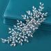 Bride Wedding Hair Comb Hair Accessories with Crystal Bridal Side Combs Headpiece for Women and Girls Bridal Headpiece