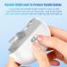 Desikixudy Automatic Nail Clipper with Light & 2 Speeds Fingernail Cutter and Polisher Nail Scraps Storage Rechargeable - Buy Online on SooperMarket.com