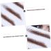 PLAFOPE 4pcs Eyebrow Stickers Eyebrow Transfer Sticker Black Stickers Eyebrow Stencils 4d Shaper Transport 21x15cm Brown - Buy Online on SooperMarket.com