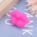 Funny pacifier soft safe and harmless sound wall design adapts to the facial curve food-safe silicone material funny baby pacifier (nine red)