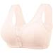 IQYU Women's Sexy Lace Front Button Shaping Cup Adjustable Shoulder Strap Large Size Iron-Bra Tank Top Bustier - Beige - Buy Online on SooperMarket.com