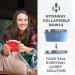 Hydaway Collapsible Bowl Set | 2-Pack | Jet Black - Space-Saving, Travel-Friendly Design - Buy Online on SooperMarket.com