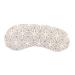 Bodhi soft cotton eye cushion |Filling from organic linseed & organic lavender |Vegan |Eye mask for yoga relaxation & meditation |Available in several designs lotus natural gray