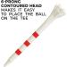 Champ 2-3/4 Stripe Golf Tee 100 Count - White/Red FLYtee - Buy Now - Buy Online on SooperMarket.com