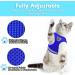 Soft Cat Vest with Leash & Supet Cat Dishes for Kittens & Small Dogs - Blue Size S (26-32 cm) - Ideal for Chihuahua & Pets - Buy Online on SooperMarket.com