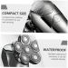 6 Sets Electric Shaver for Men - Waterproof & Rechargeable Travel Razor - Hair Removal Device - Buy Online on SooperMarket.com