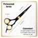 Professional Barber Razor Edge Hair Cutting Scissors/Shears TRISBRO Trimming Scissors for Hair 6.5 Inch Stainless Steel Hairdressing Styling Trimming Shears - Adjustable Screw (Black) - Buy Online on SooperMarket.com