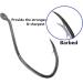 Big River Catfish Hooks: 40pcs Black Nickel 8/0 High Carbon Steel Fishing Hook Set - Buy Online on SooperMarket.com