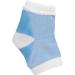 Buy Angrek Washable Gel Spa Heel Socks - 2 Piece Moisturizing Pedicure Care for Dry Cracked Feet - Open Toe Protection (Blue) - Buy Online on SooperMarket.com