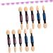 Mikinona Make Eye Shadow Brush 10pcs Women Makeup Brush Cosmetics Eye Shadow Brush Double Head Applicator Miss Blending Brush - Buy Online on SooperMarket.com