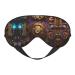 SSIMOO Gears Clock Bronze Century Soft Sleep Eye Mask Female Breathable Eye Patch Perfect for Travel and Relaxation Black