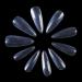 AORAEM Clear Long Stiletto False Nails - 500Pcs Full Cover Artificial Nail Tips in 10 Sizes for Nail Salon - Buy Online on SooperMarket.com