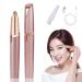 Rechargeable Eyebrow Hair Remover Electric Painless Eyebrow Trimmer Epilator for Women Eyebrow Razor with Light Brows Shaper. for Face Hair and Nose Hair Portable Eyebrow Hair Removal Razor. Gold