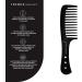Trende Essentials Wide Tooth Comb - Heat Resistant Detangler for Curly Hair - Black - Buy Online on SooperMarket.com