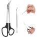 Toenail Scissors Long Handled Ergonomic Design Unique Clippers with Nail Picker for Adults The Elderly - Buy Online on SooperMarket.com