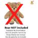 Hawaii Teddy Bear Outfit - 16 /40cm - Clothes for Teddy Bear - BEAR NOT INCLUDED - Buy Online on SooperMarket.com