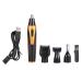 4 in 1 Reable Men Nose Ear Temple Hair Trimmer Electric Beard Eyebrow Clipper Shaving Kit for Precision Grooming